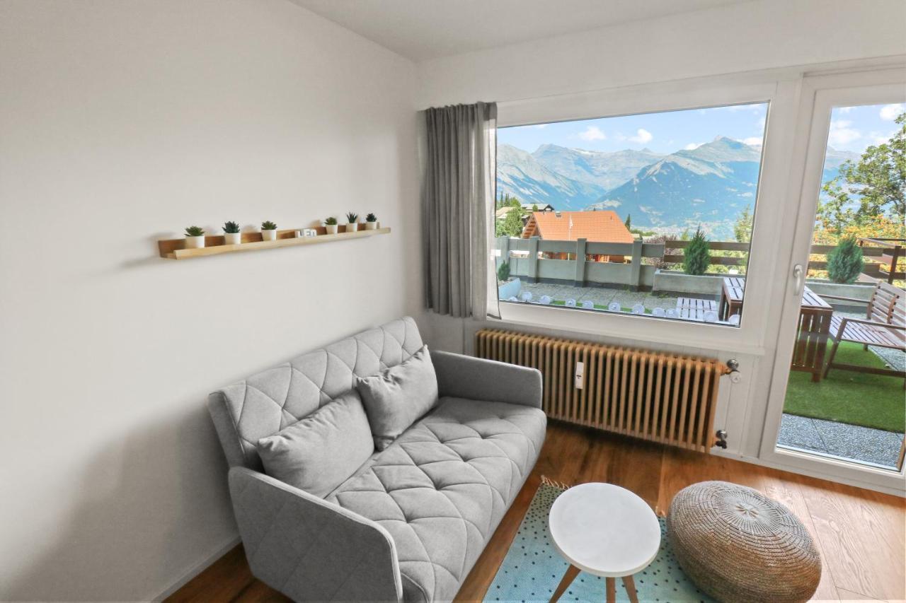 Superbe Appartement Avec Piscine Nendaz Exterior photo